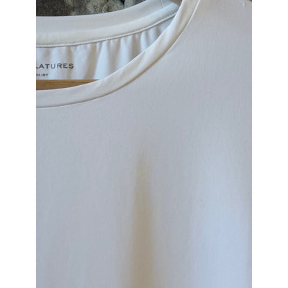 Majestic Filatures Jersey Stretch SS Crewneck - Blanc Dark Gray