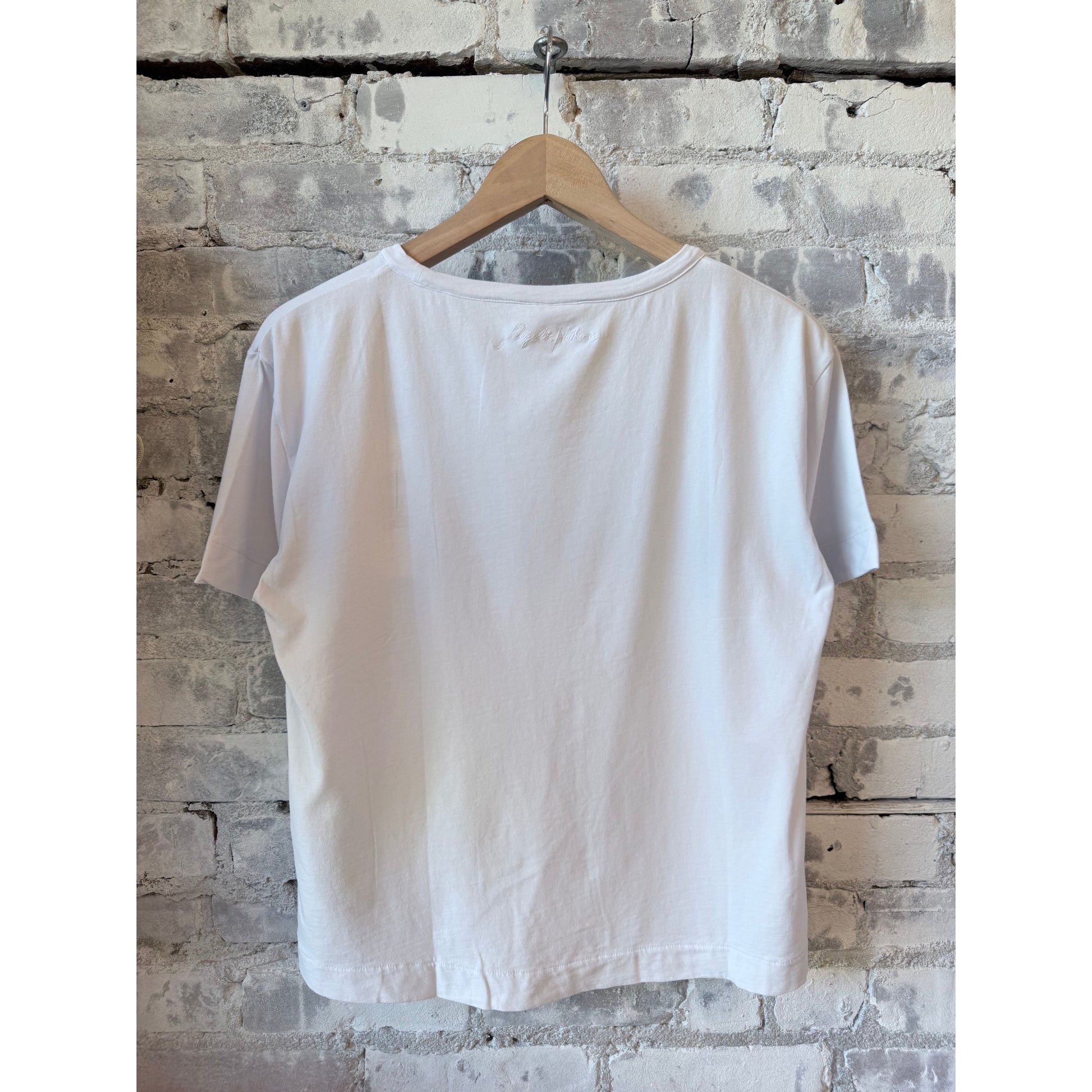 Majestic Filatures Organic Cotton Stretch Semi Relaxed SS Crewneck - Eau De Perle Gray