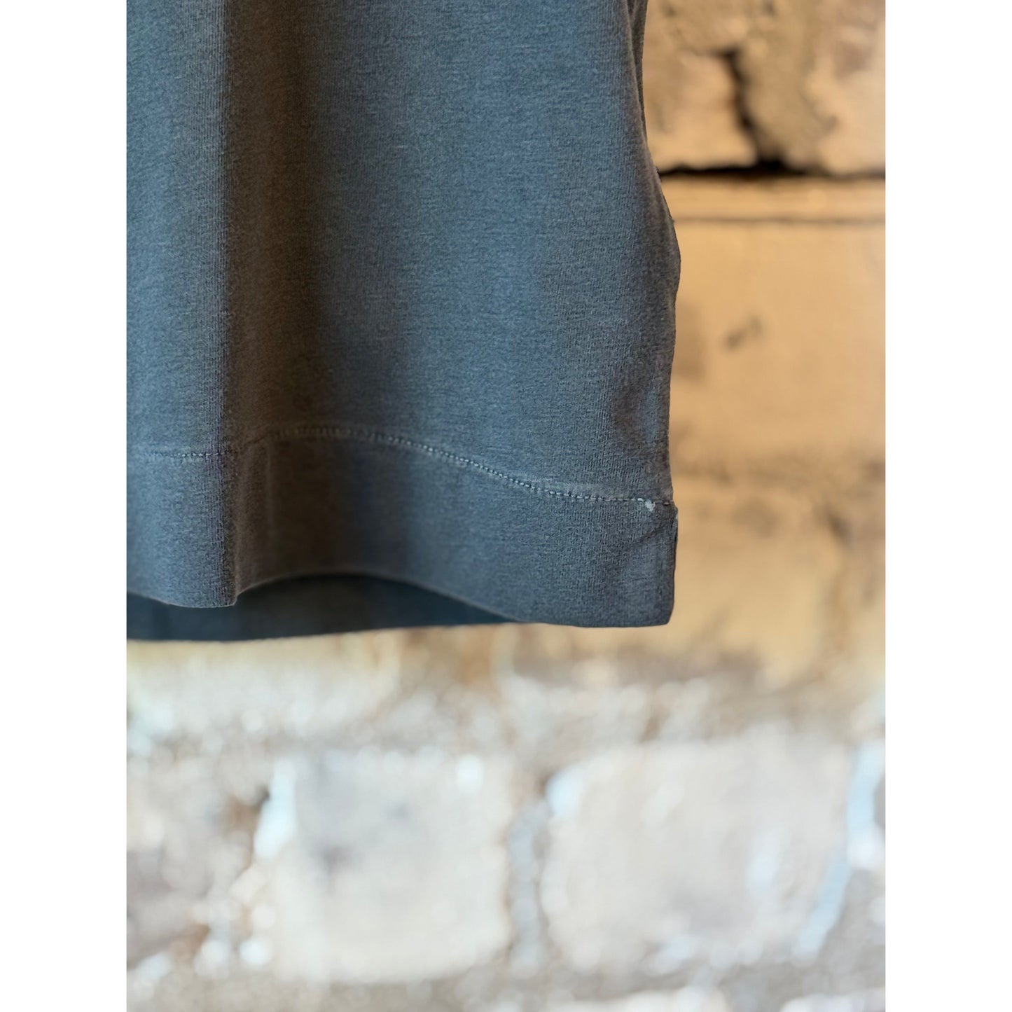 Majestic Filatures Organic Cotton Stretch Semi Relaxed SS Crewneck - Noir Light Gray