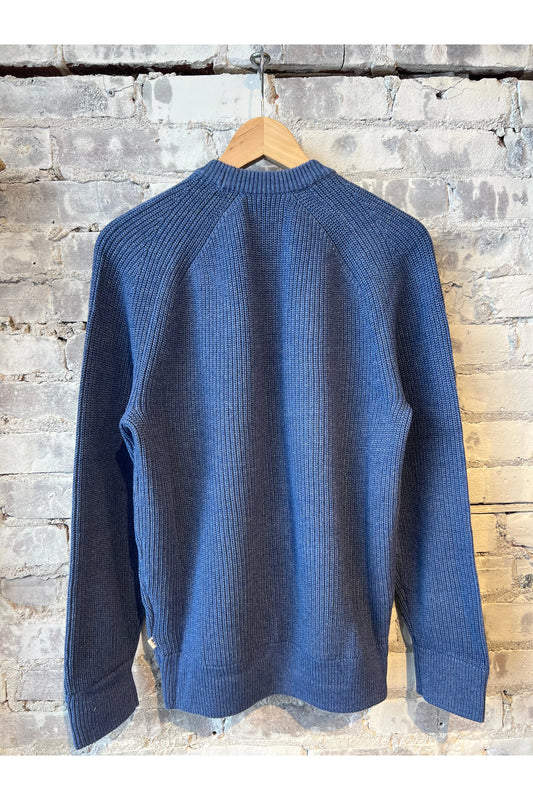 Jacobo Knitted Sweater - Gray Blue - DUNE + SALT