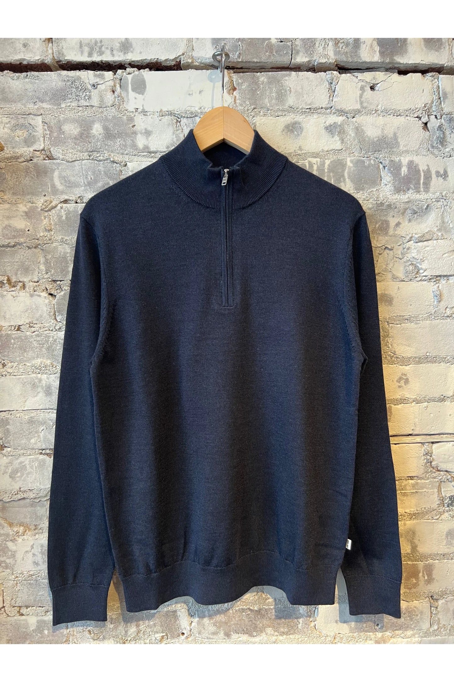 Sergio Zip Mock - Navy Multi - DUNE + SALT