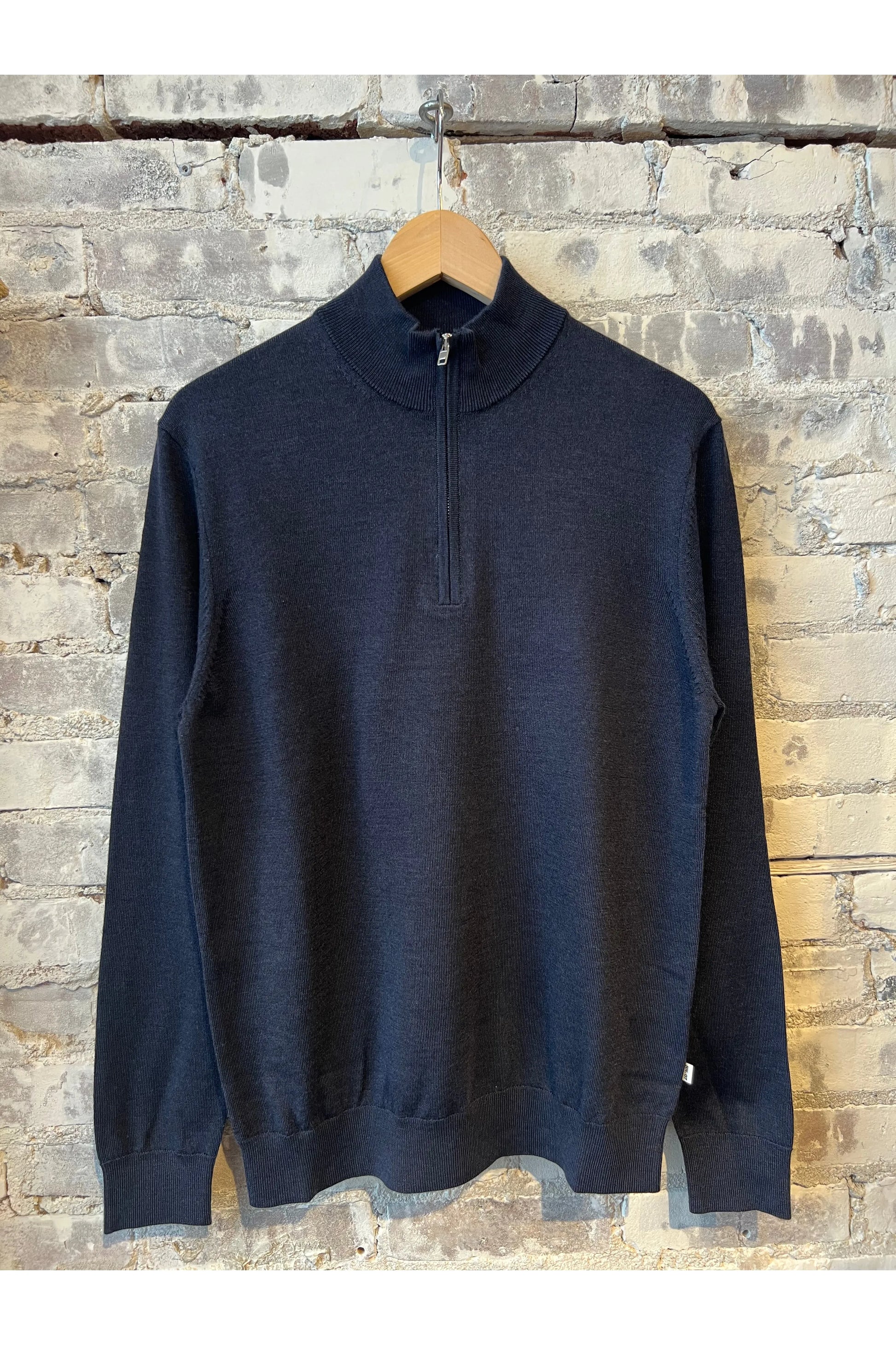 Sergio Zip Mock - Navy Multi - DUNE + SALT