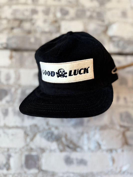The Ampal Creative GOOD LUCK CORD Snapback Black
