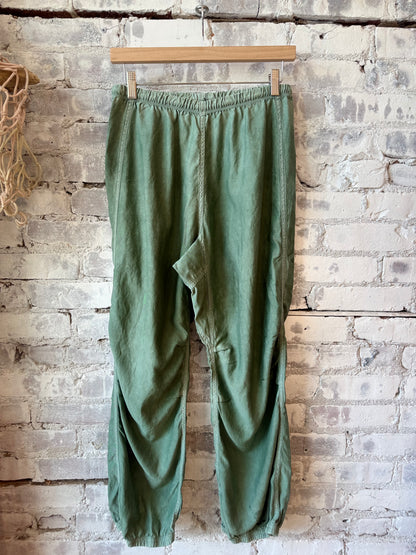 Women’s Freecity Biggy Pant with matte satin finish, loose fit, drawcord waist, in a stylish oversized design.