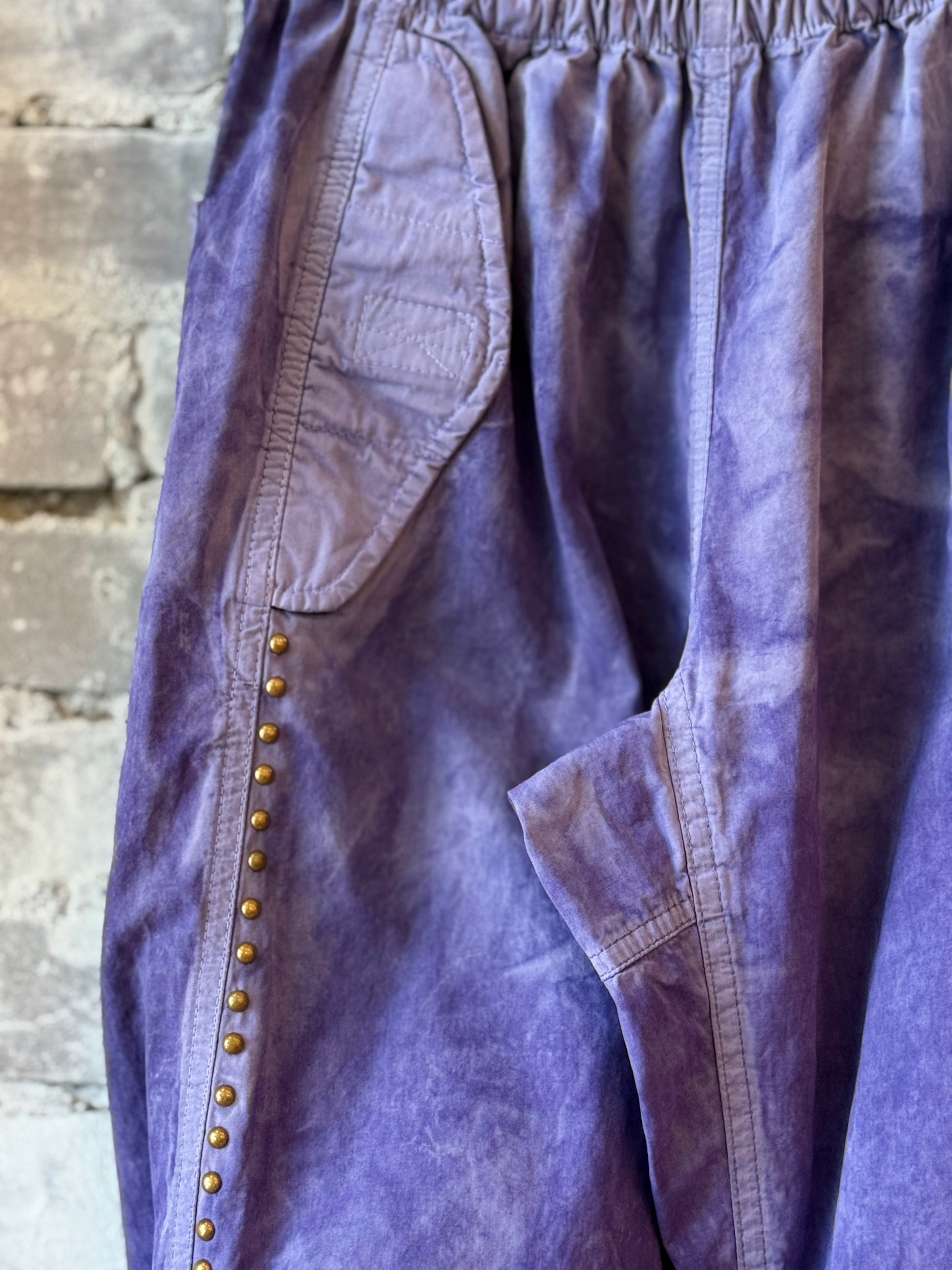 Women's lavender Poplinair Flapsnap Kite Pant by Freecity featuring a relaxed fit and stylish design.