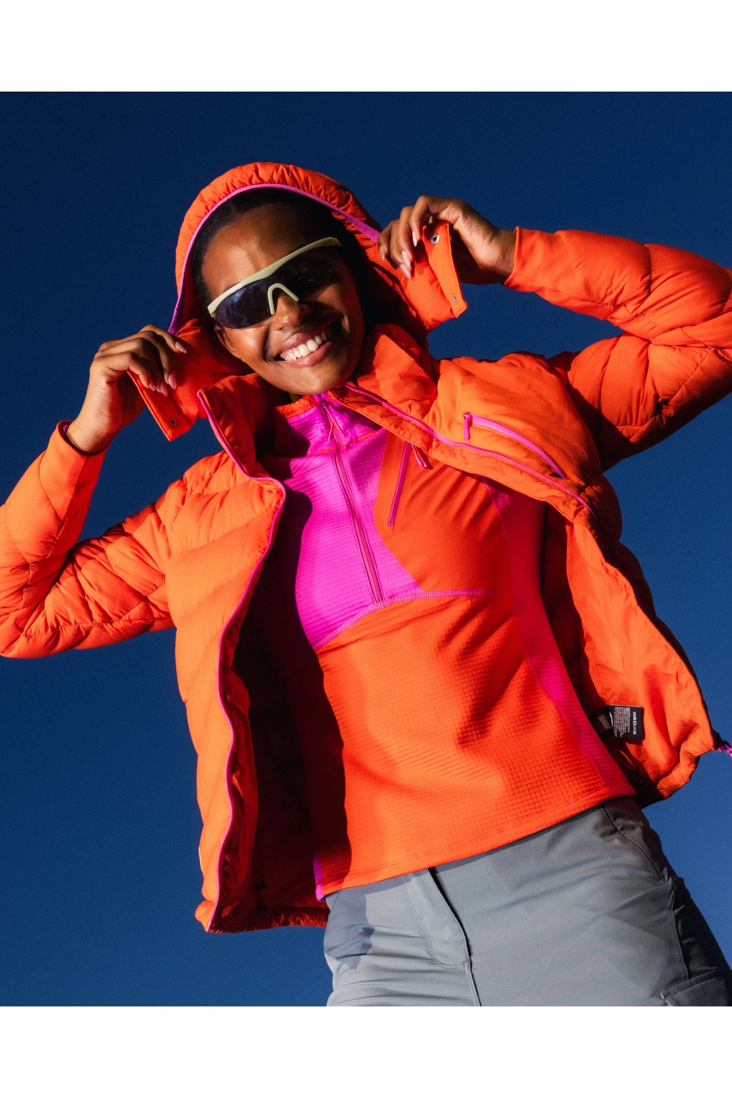 Wildpuff Packable Removable Hood Jacket - Spicy