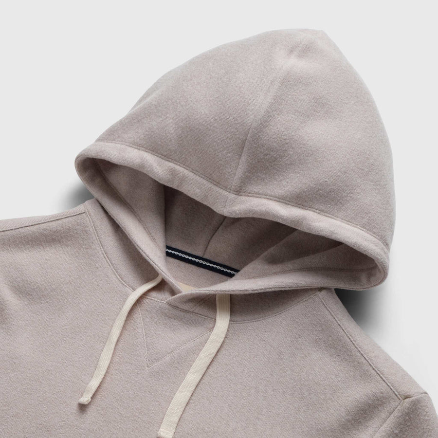 Justin Cashmist Hoodie - Taupe Grey Heather - DUNE + SALT