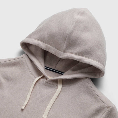 Justin Cashmist Hoodie - Taupe Grey Heather - DUNE + SALT