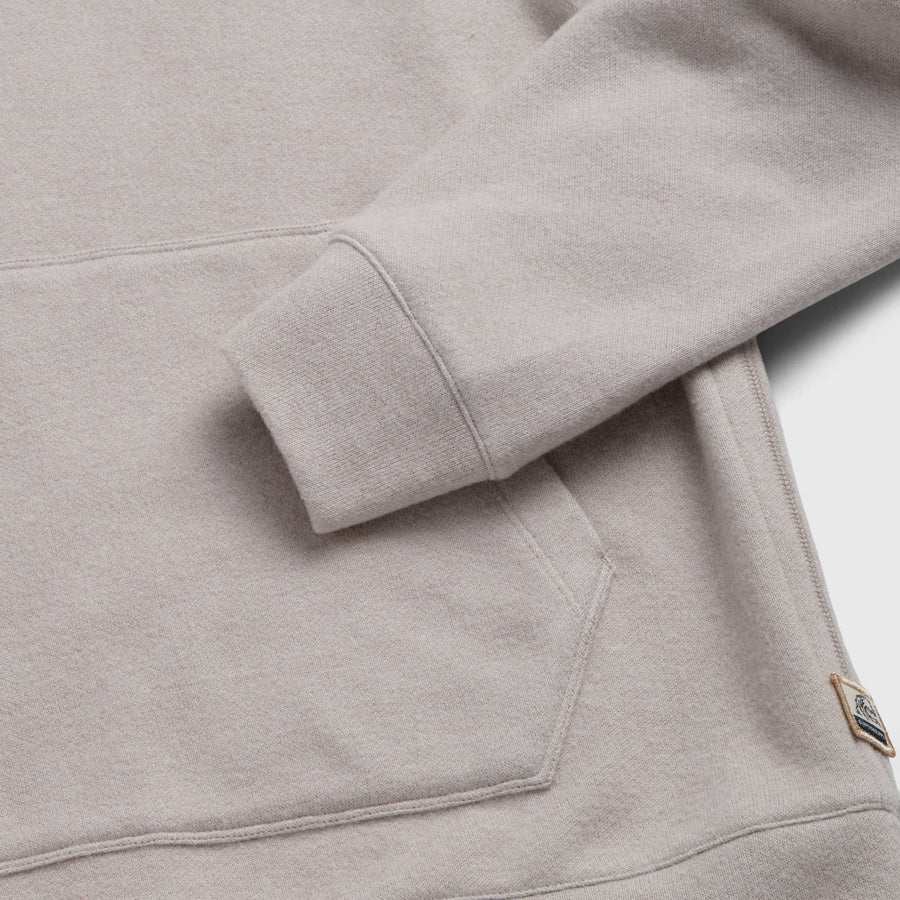 Justin Cashmist Hoodie - Taupe Grey Heather - DUNE + SALT