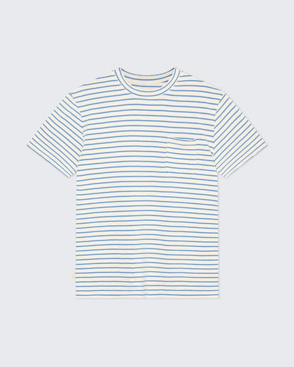 Guerreiro T-Shirt - Indigo Stripes - DUNE + SALT