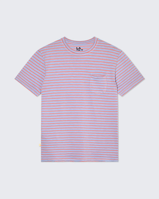 Guerreiro T-Shirt - Wind Blue/Sunrise Stripes - DUNE + SALT