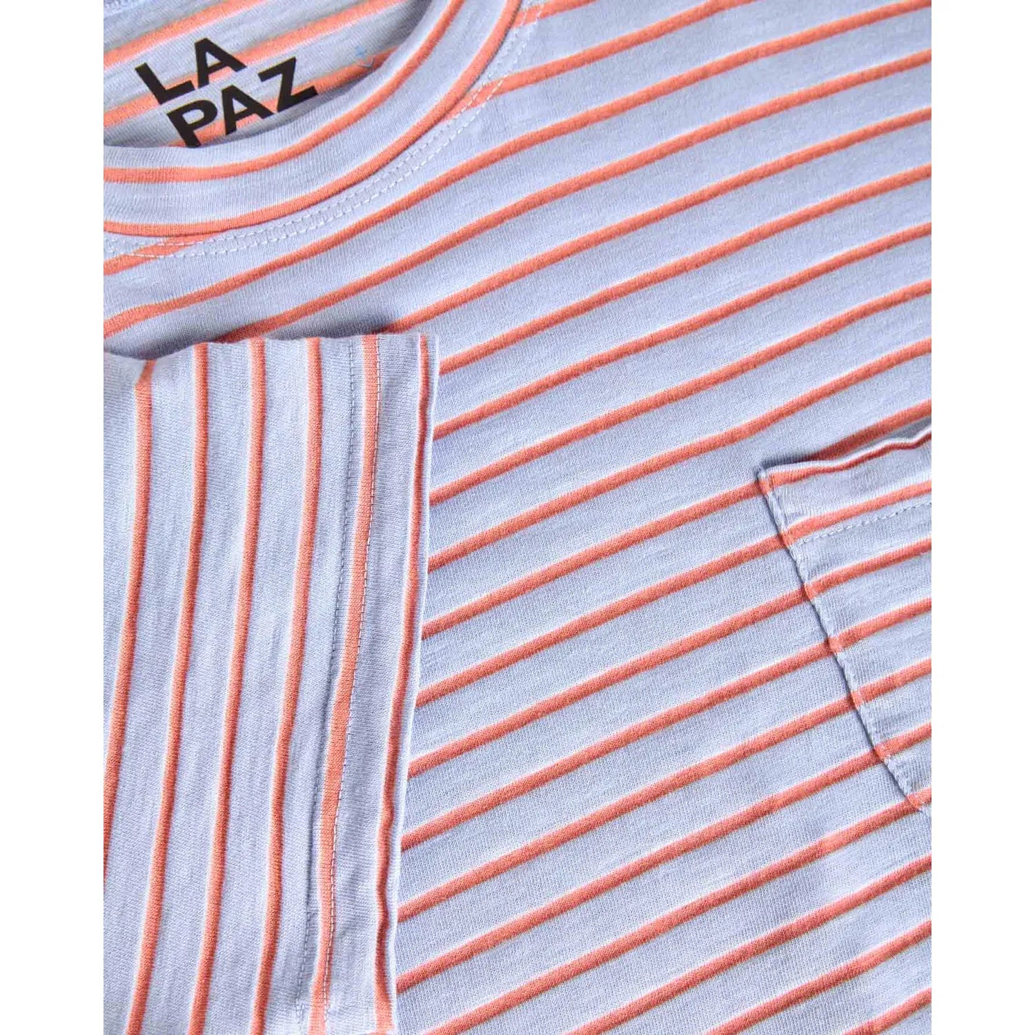 Guerreiro T-Shirt - Wind Blue/Sunrise Stripes - DUNE + SALT
