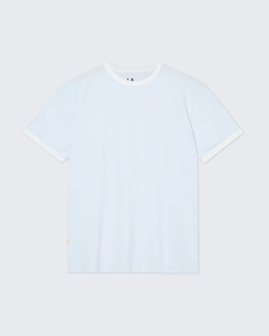 Meneres T-Shirt - Pale Blue/White - DUNE + SALT