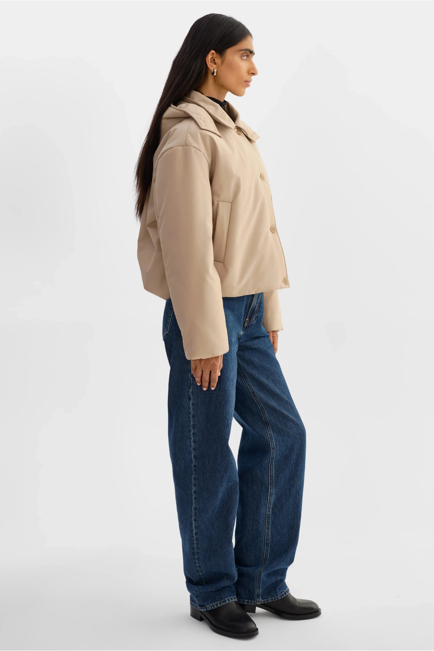 Loz Padded Jacket - Khaki