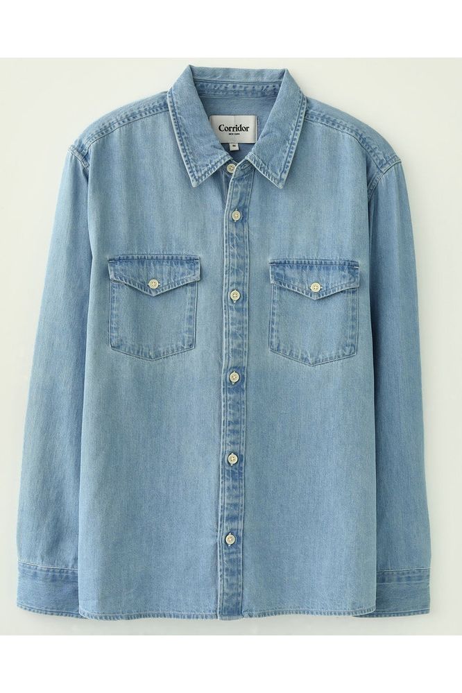 Denim Shirt LS - Light indigo - DUNE + SALT
