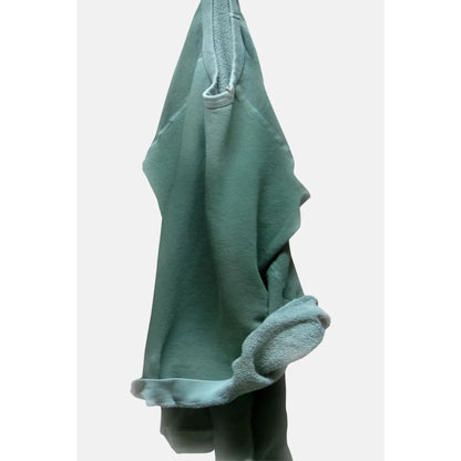 Women's Lucky Rabbits sweatshirt by Freecity featuring a green Eatgreen Rabbit graphic on soft fabric.