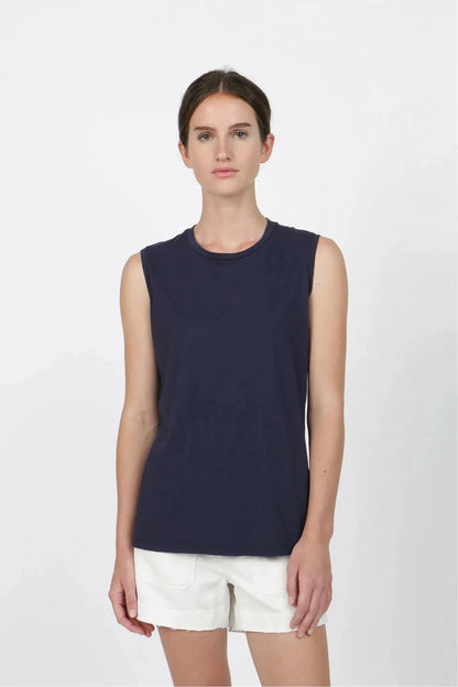 Muscle Tank - Navy - DUNE + SALT