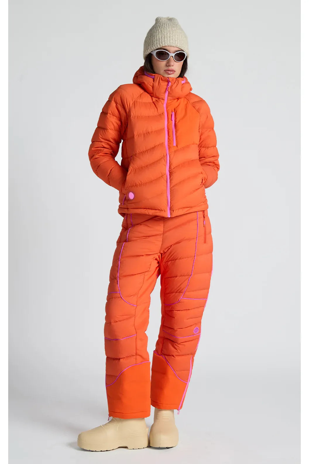 Wildpuff Packable Removable Hood Jacket - Spicy