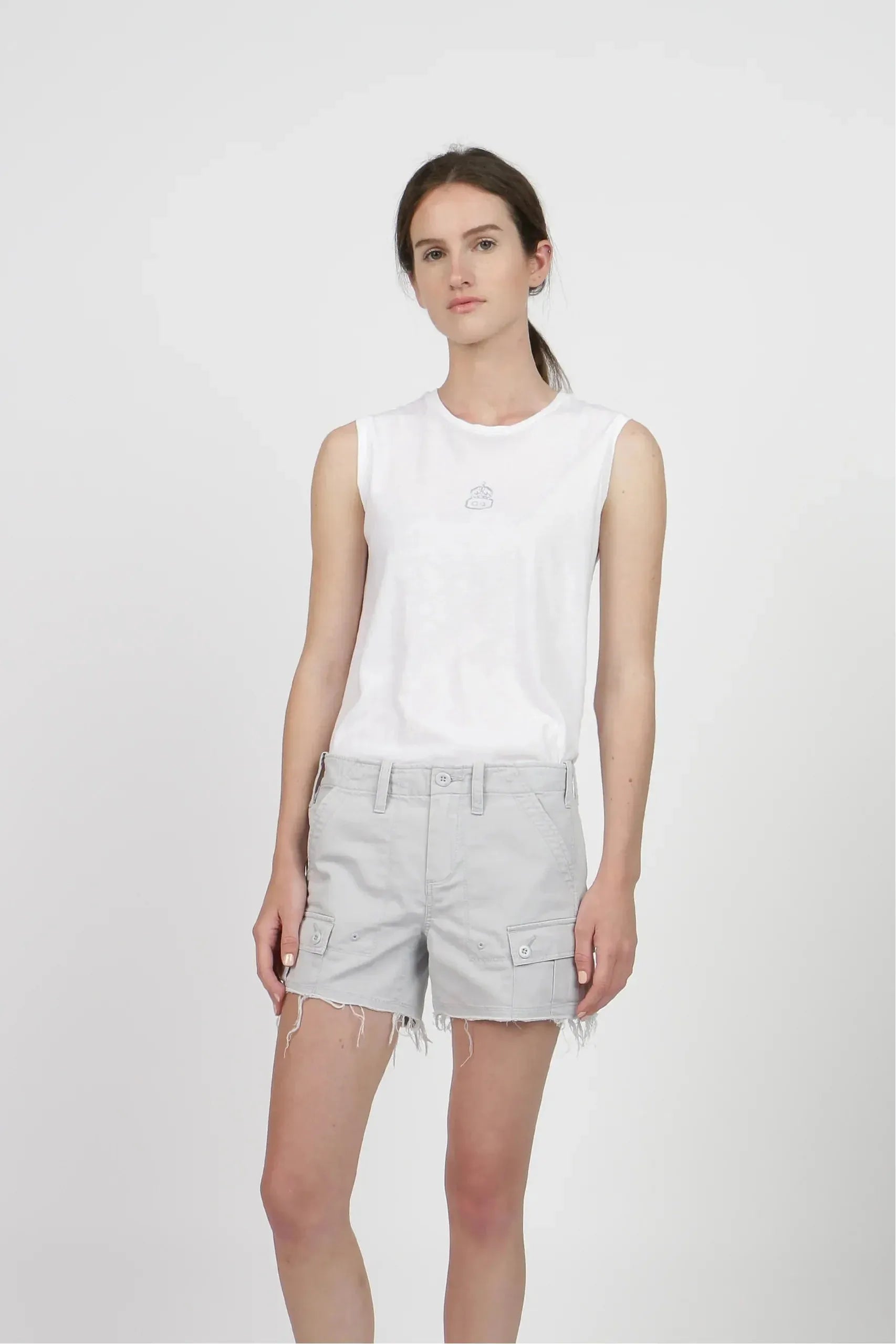 Drill Short - White - DUNE + SALT