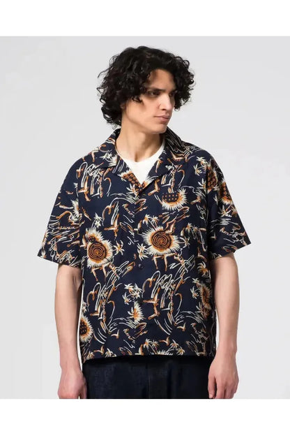 Aloha Shirt - Navy Casa Print - DUNE + SALT