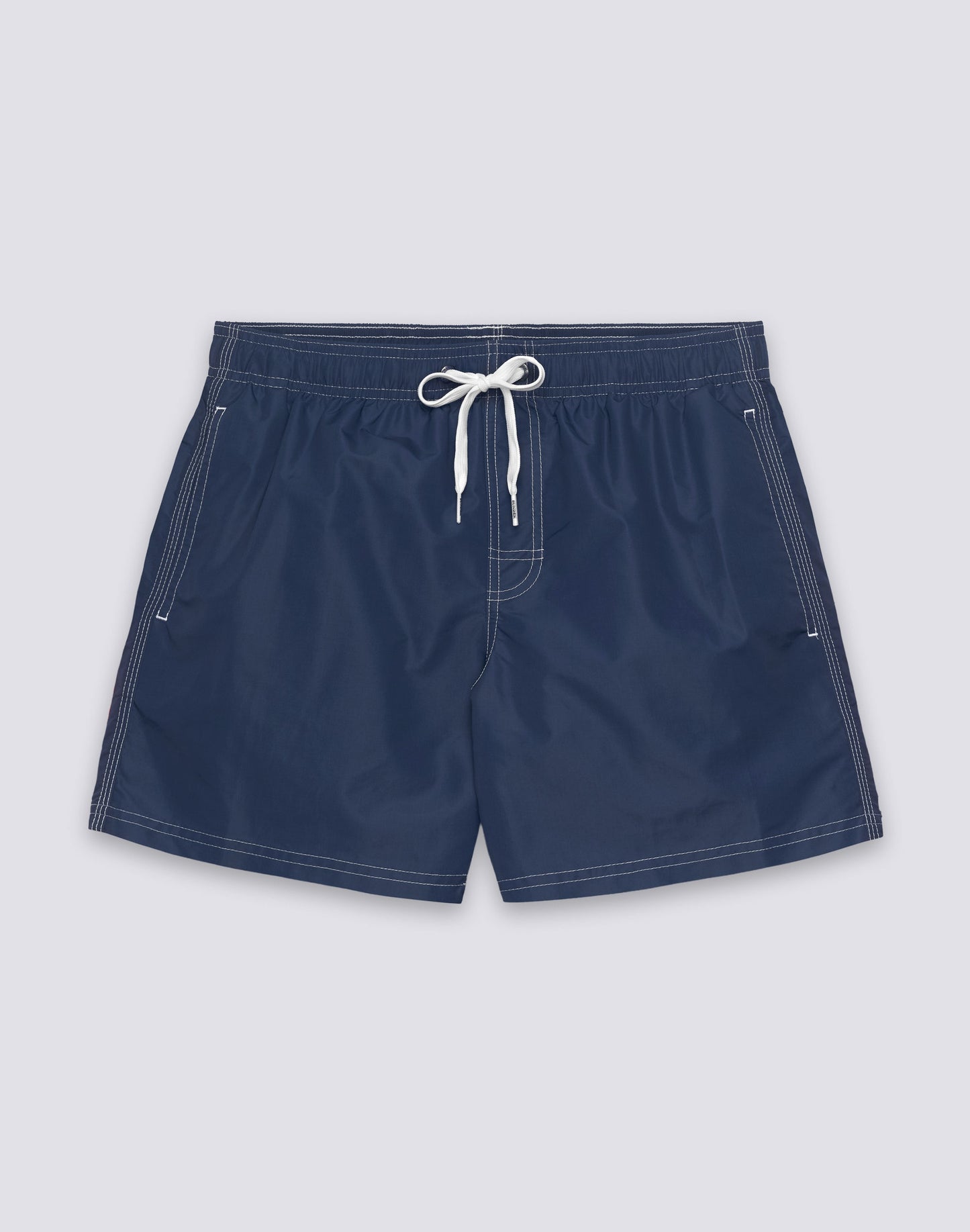 Iconic Taffeta Elastic Waist Boardshort - Navy