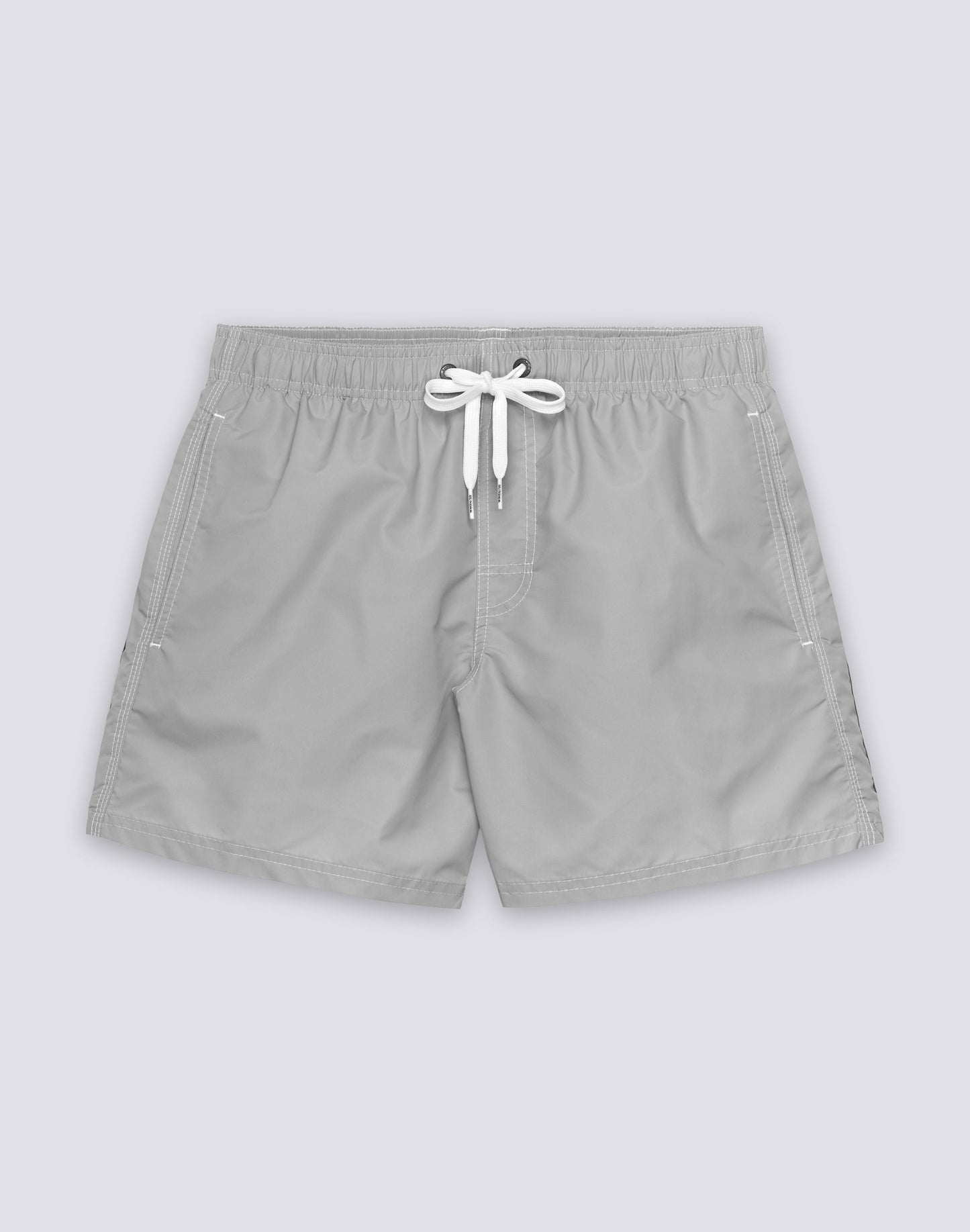 Iconic Taffeta Elastic Waist Boardshort - Silver