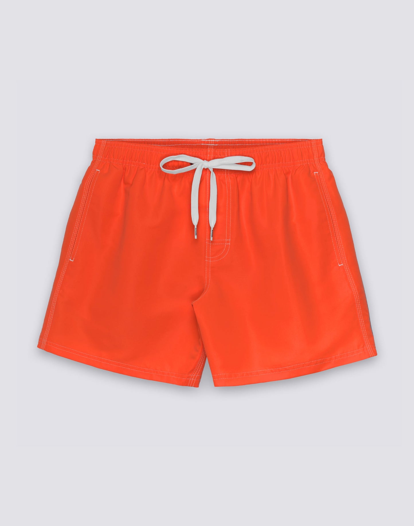Iconic Taffeta Elastic Waist Boardshort - Fluo Orange