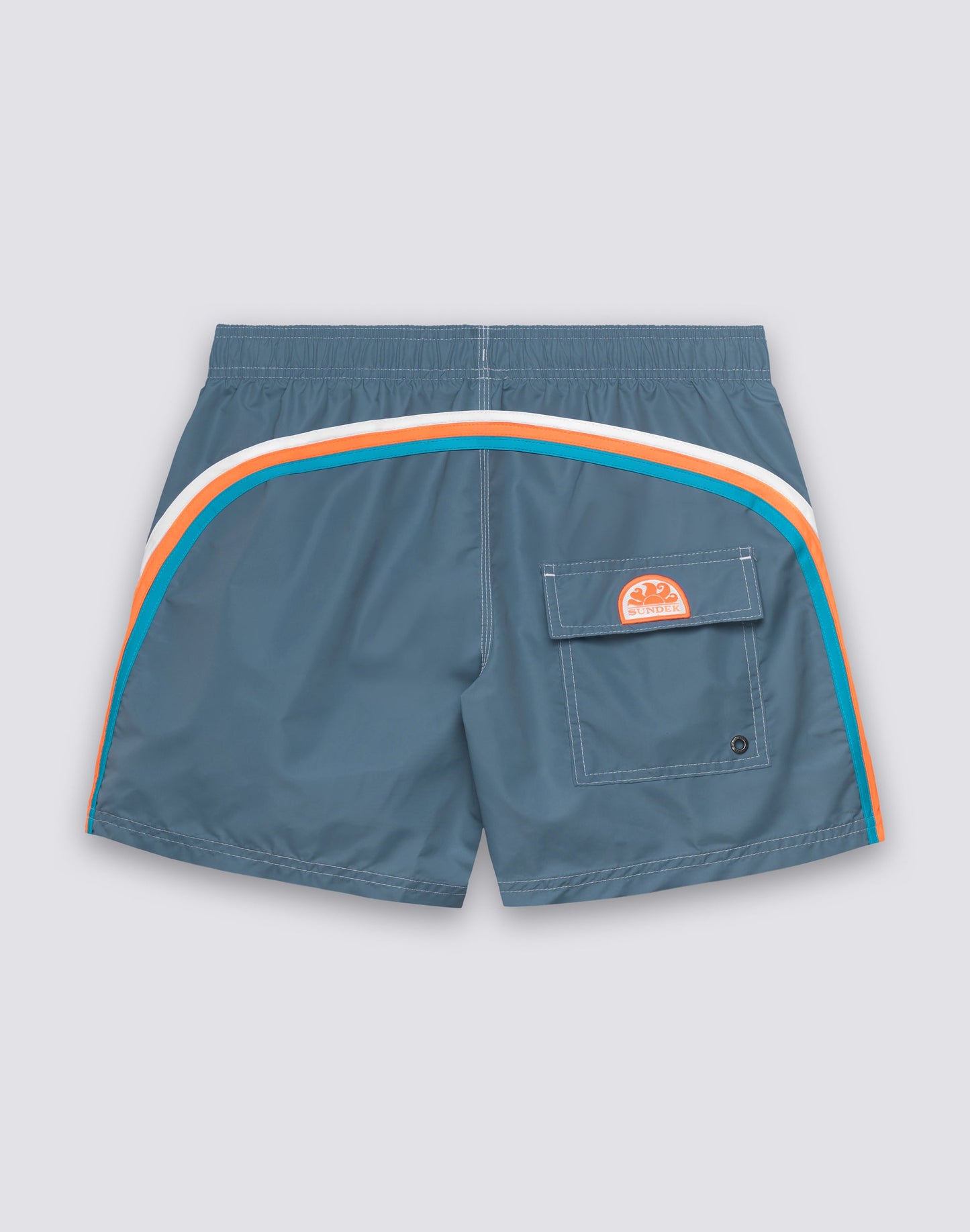 Iconic Taffeta Elastic Waist Boardshort - Aviation