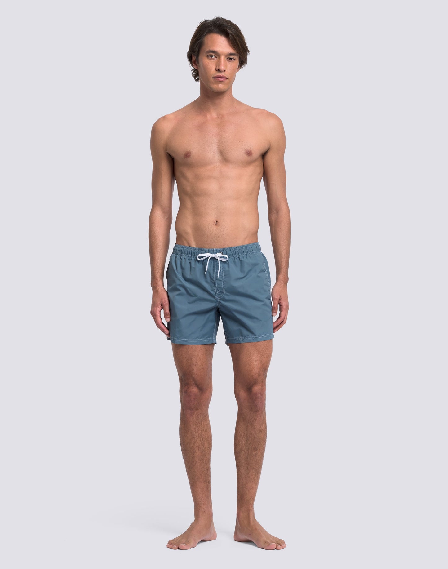 Iconic Taffeta Elastic Waist Boardshort - Aviation