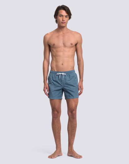 Iconic Taffeta Elastic Waist Boardshort - Aviation