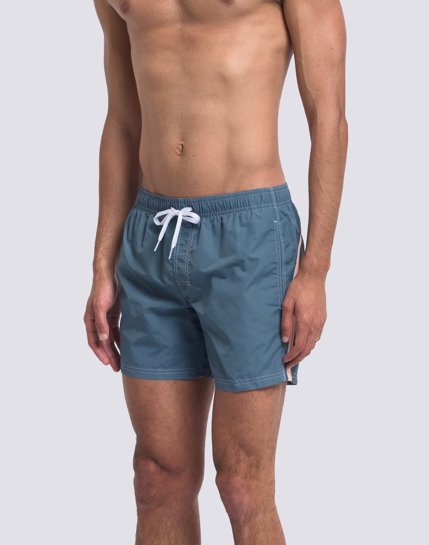 Iconic Taffeta Elastic Waist Boardshort - Aviation