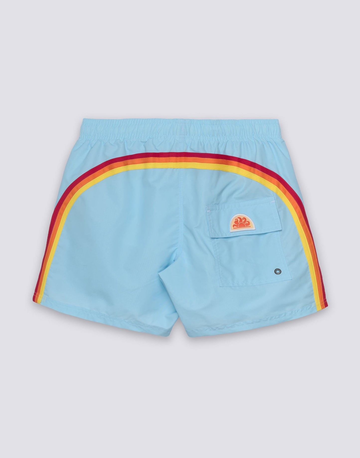 Iconic Taffeta Elastic Waist Boardshort - Vintage Glacier