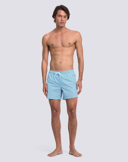 Iconic Taffeta Elastic Waist Boardshort - Vintage Glacier