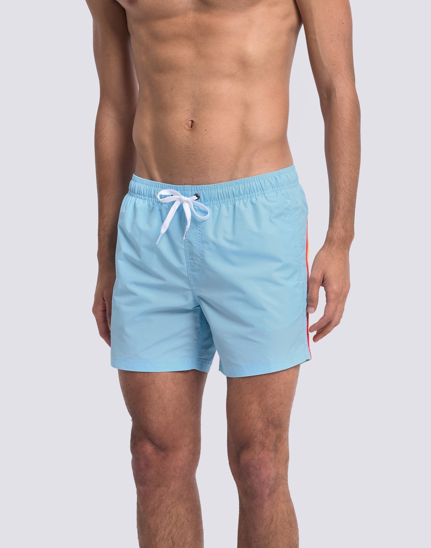 Iconic Taffeta Elastic Waist Boardshort - Vintage Glacier