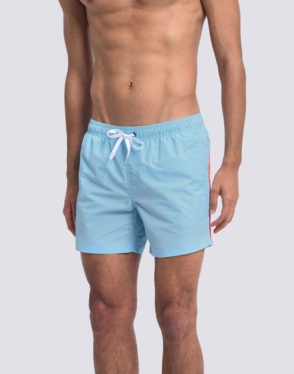 Iconic Taffeta Elastic Waist Boardshort - Vintage Glacier
