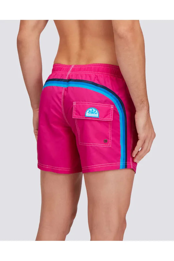 Taffeta Boardshort - Heliconia - DUNE + SALT