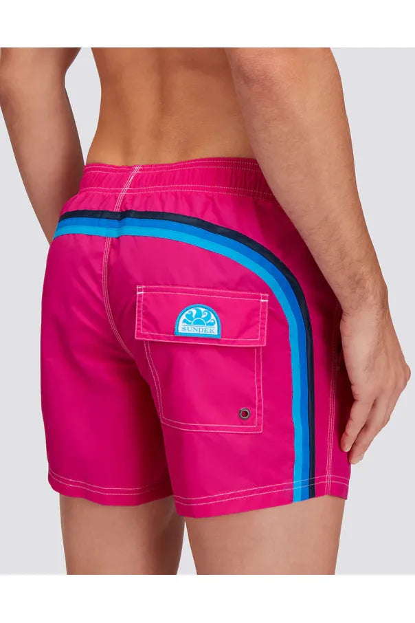 Taffeta Boardshort - Heliconia - DUNE + SALT