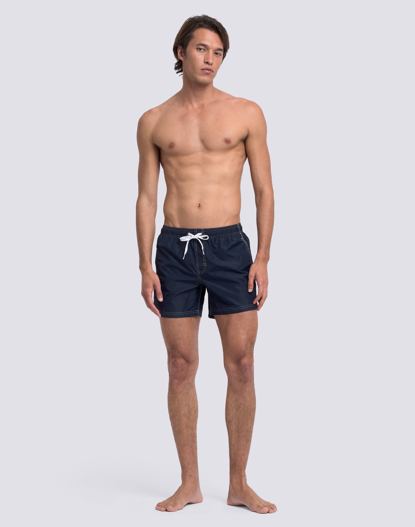 Iconic Taffeta Elastic Waist Boardshort - Vintage Dark Navy