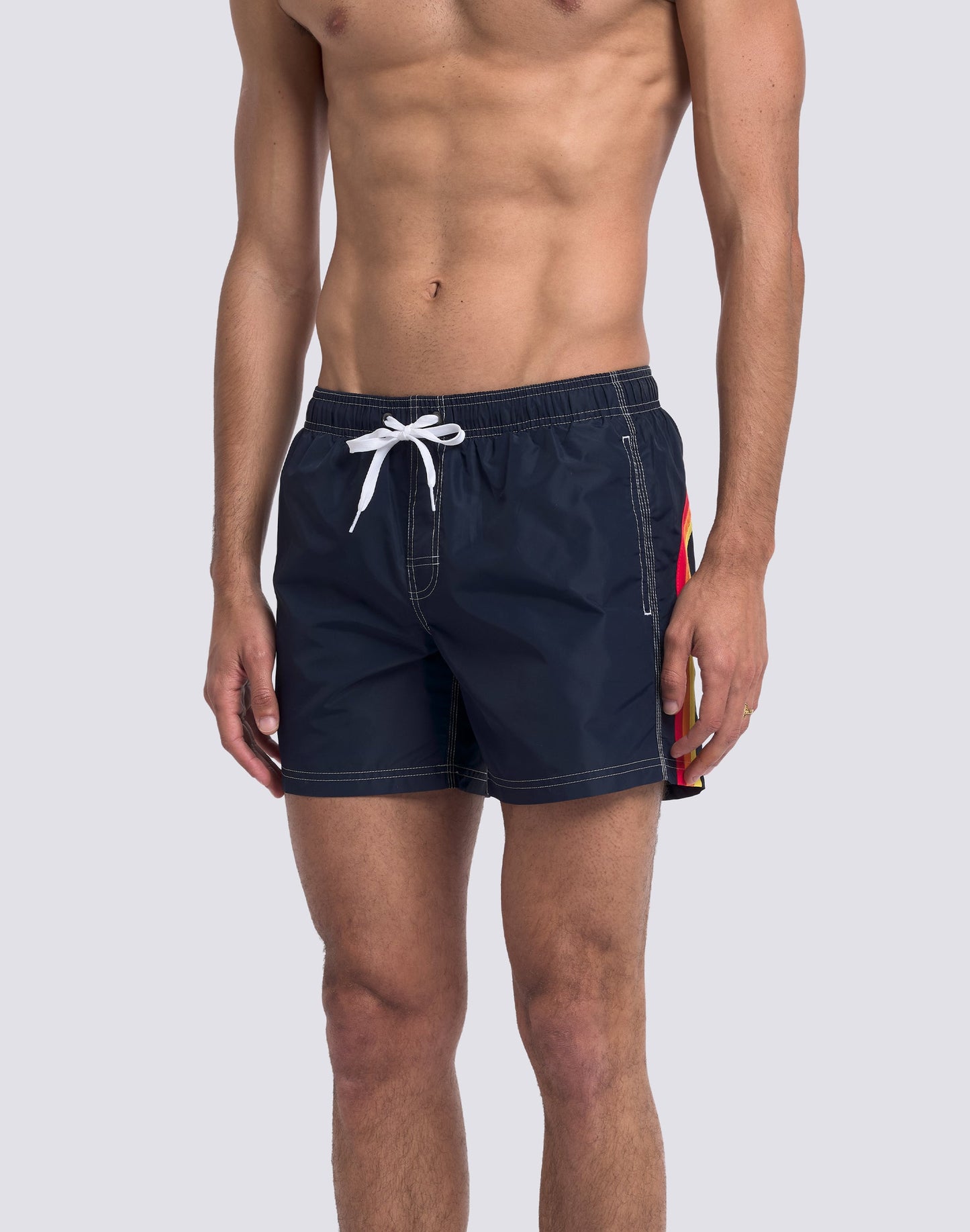 Iconic Taffeta Elastic Waist Boardshort - Vintage Dark Navy