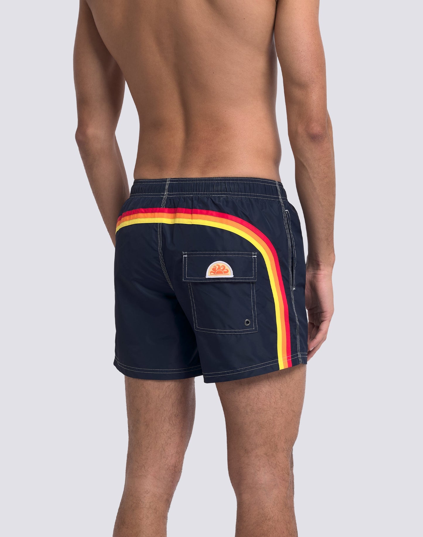Iconic Taffeta Elastic Waist Boardshort - Vintage Dark Navy