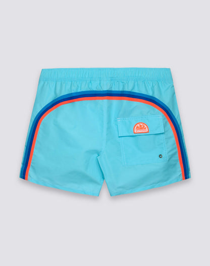 Taffeta Semi-Elastic Waist Boardshort - Lunar