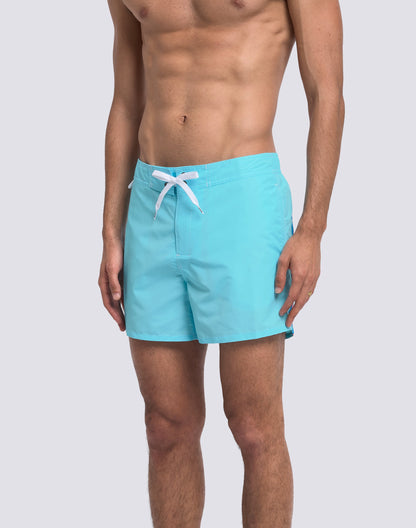 Taffeta Semi-Elastic Waist Boardshort - Lunar