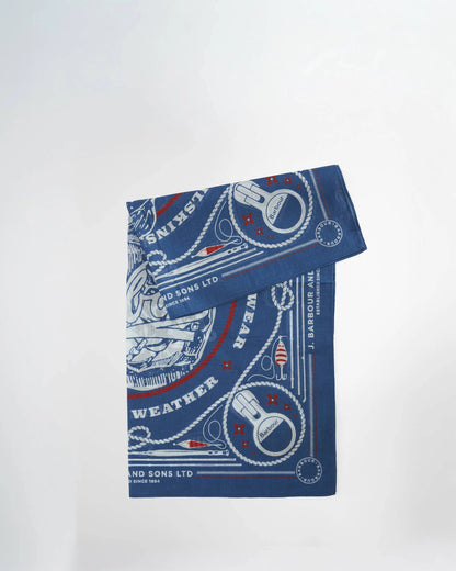 Heritage Bandana - Sailboat Blue - DUNE + SALT