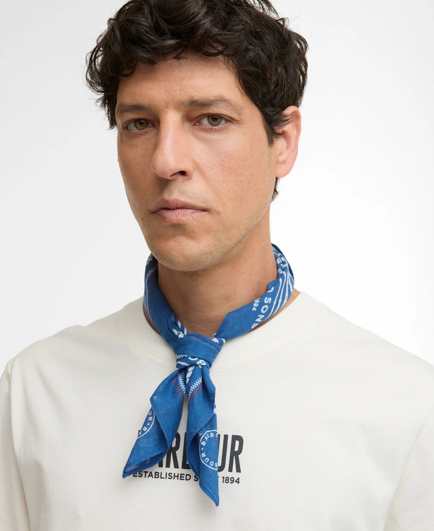 Heritage Bandana - Sailboat Blue - DUNE + SALT