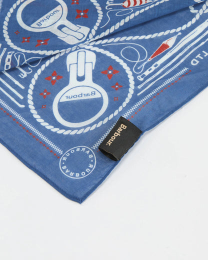 Heritage Bandana - Sailboat Blue - DUNE + SALT