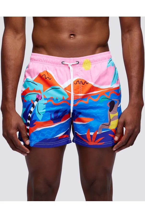 Polynesia Dream Repreve® Boardshort - Multicolor - DUNE + SALT