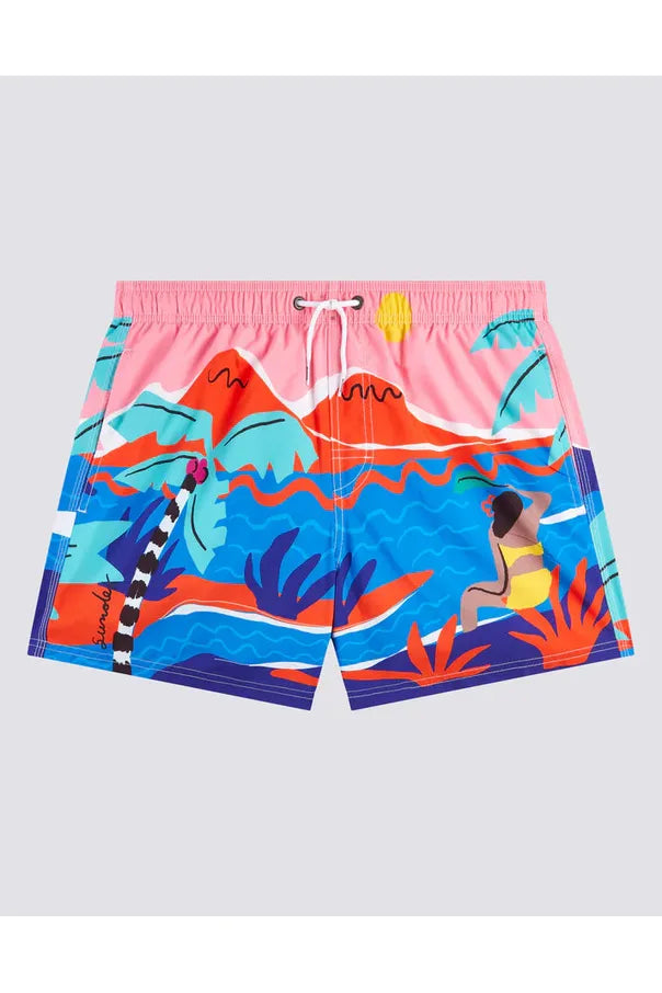 Polynesia Dream Repreve® Boardshort - Multicolor - DUNE + SALT