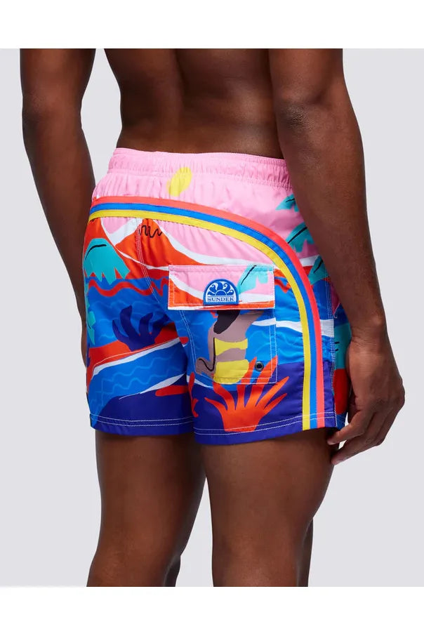 Polynesia Dream Repreve® Boardshort - Multicolor - DUNE + SALT