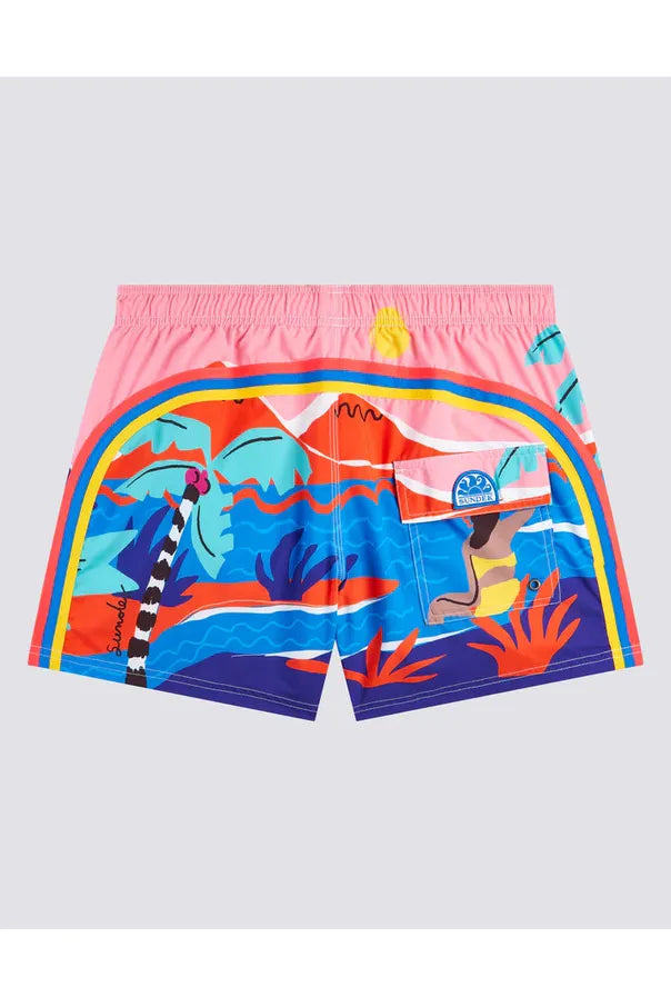 Polynesia Dream Repreve® Boardshort - Multicolor - DUNE + SALT
