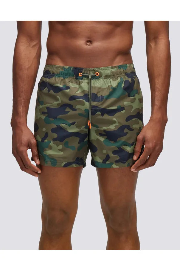 Camo Boardshort - Vintage Deep Forest - DUNE + SALT